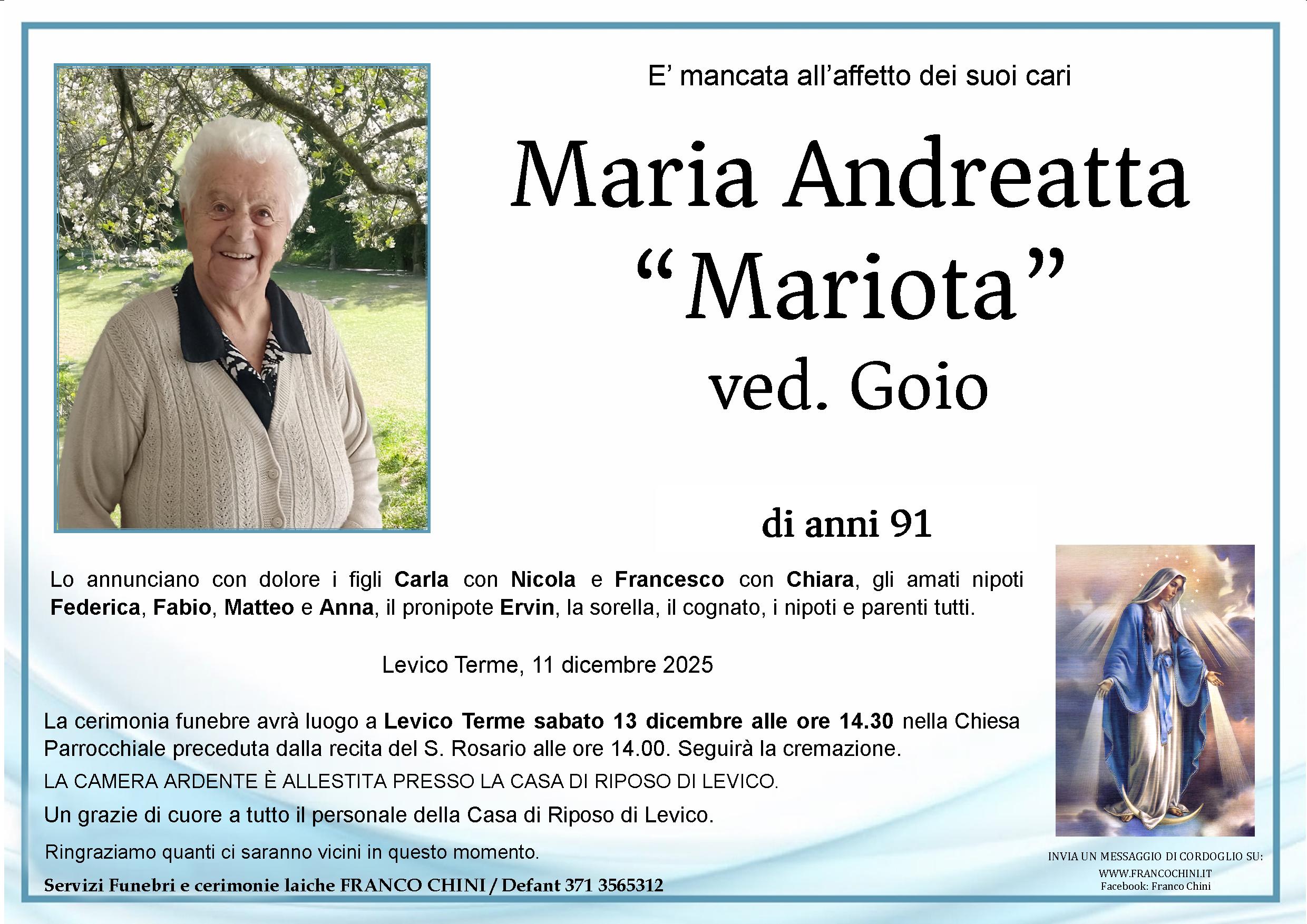 Maria Andreatta