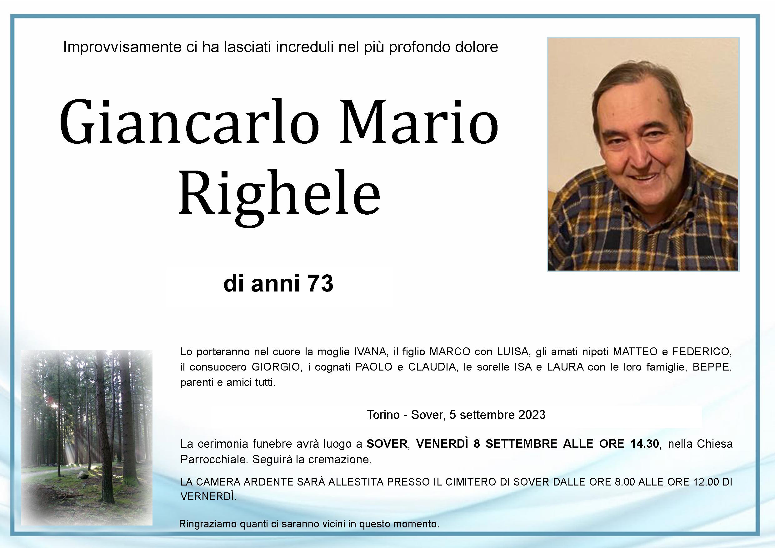 Giancarlo Mario Righele