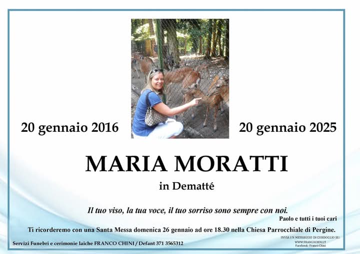 Maria Moratti Anniversario
